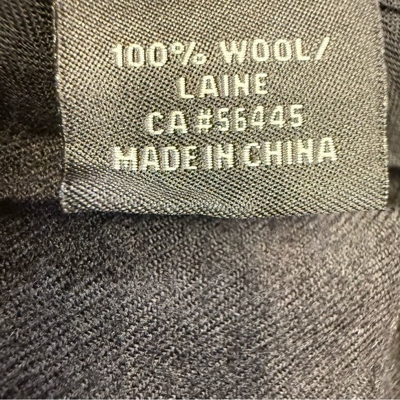 J.Crew 100% Wool Black Dress Pants Café Capri Women’s 12 Tall - Picture 8 of 9